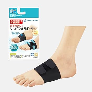 Amazon | ソルボフットサポーター ブラック 2Lサイズ 1ペア
